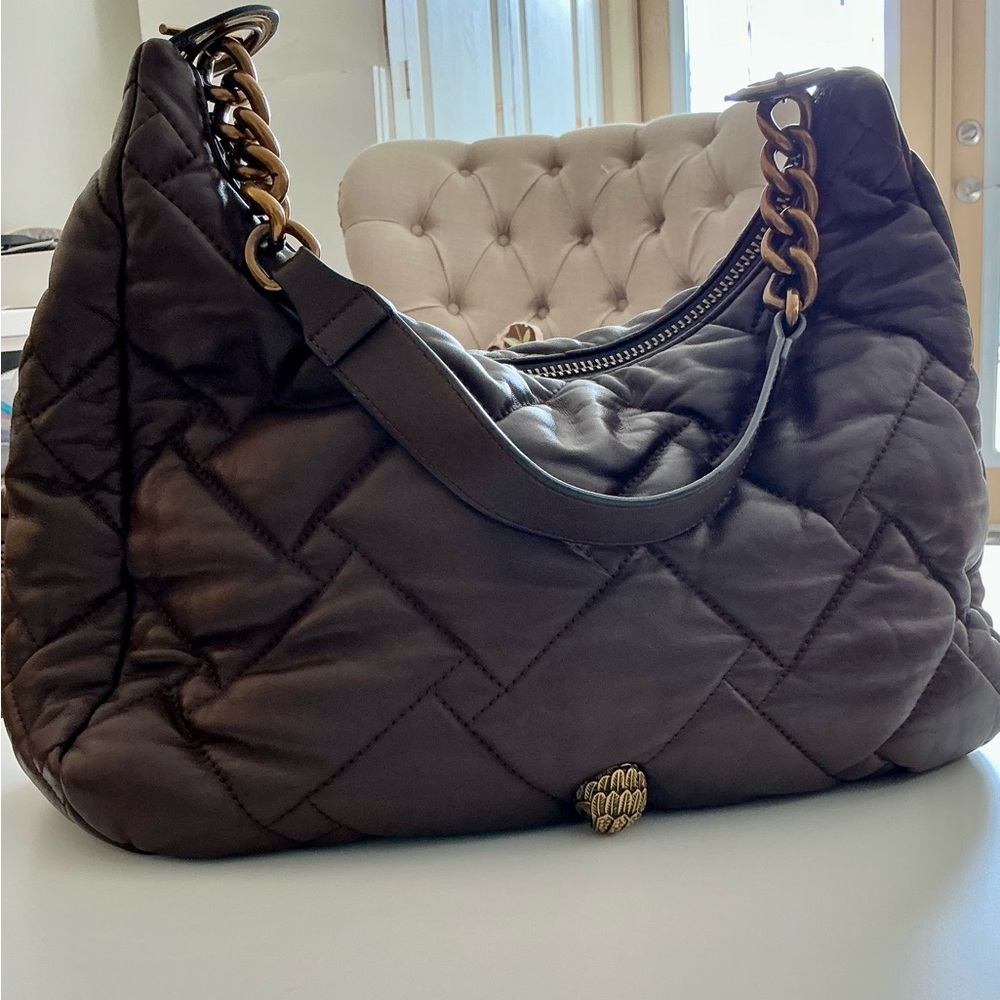 Kurt Geiger Large Kensington Leather Hobo - Picture 3 of 16